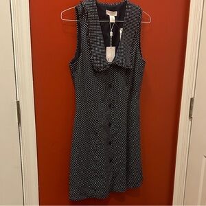 Caroline Constas Black and White Mini Dress